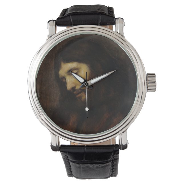Jezus kijkt naar beneden horloge (Voorkant)