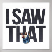 Jezus kijkt naar je, ik zag die Jezus Poster (Voorkant)