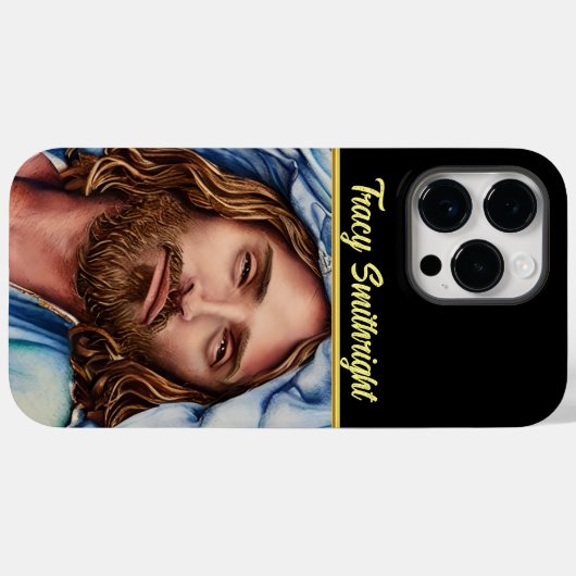 Jezus kijkt naar jou Case-Mate iPhone case (Achterkant (horizontaal))
