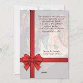 Jezus kind met Maria en Jozef Vrolijk Kerstfeest Feestdagenkaart (Achterkant)