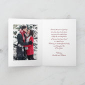 Jezus kind met Mary & Joseph Merry Kerstmis Kaart (Binnen)