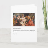 JEZUS KIND ONDERSTEUNT VADERDAG KAART (Voorkant)