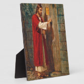 Jezus klopt aan de deur fotoplaat (Zijkant)