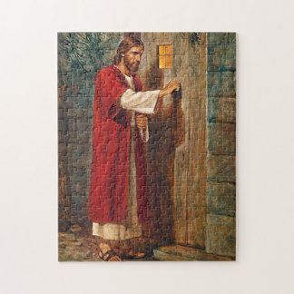 Jezus klopt aan de deur legpuzzel