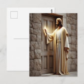 Jezus klopte aan bij zonsopgang briefkaart (Voorkant / Achterkant)