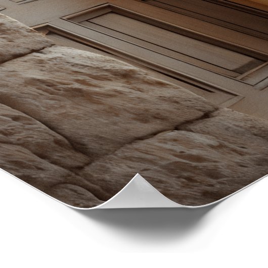 Jezus klopte aan bij zonsopgang poster (Hoek)