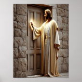 Jezus klopte aan bij zonsopgang poster (Voorkant)