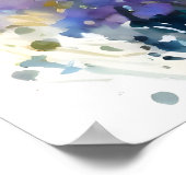 Jezus knuffelen een meisje in de bloementuin poster (Hoek)