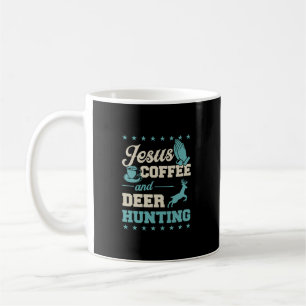 Jezus koffie en deer jagen Christelijk gokken Koffiemok