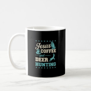 Jezus koffie en deer jagen Christelijk gokken Koffiemok