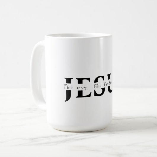 Jezus Koffiemok (Voorkant links)