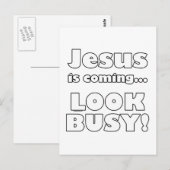 Jezus komt... briefkaart (Voorkant / Achterkant)