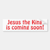 Jezus komt bumpersticker (Voorkant)