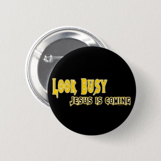 Jezus komt Button (Voorkant /achterkant)