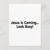 Jezus komt er op uit. briefkaart (Voorkant)