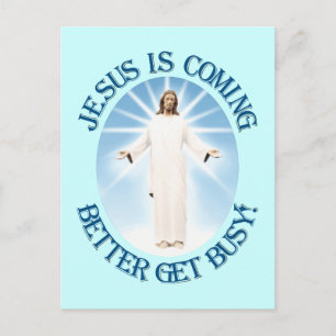 Jezus komt eraan briefkaart