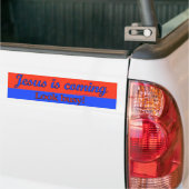Jezus komt eraan bumpersticker (Op Truck)