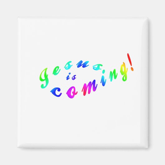 Jezus komt eraan magneet (Voorkant)