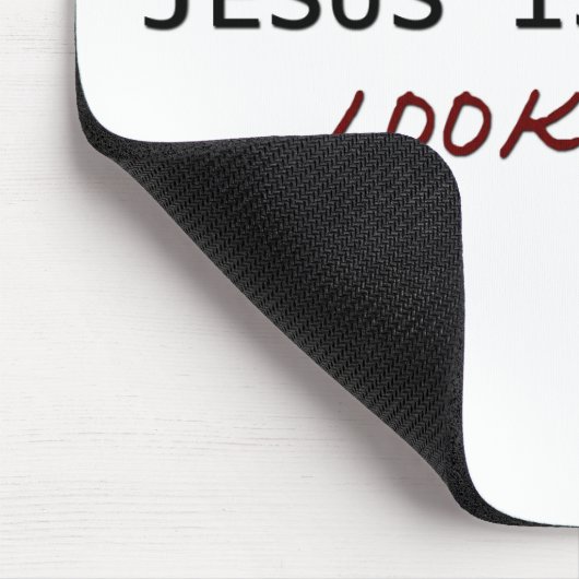 Jezus komt eraan... muismat (Hoek)