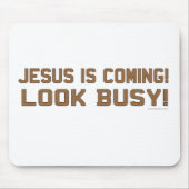 Jezus komt eraan... muismat (Voorkant)