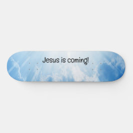 Jezus komt eraan! persoonlijk skateboard