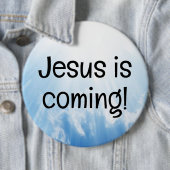 Jezus komt eraan! ronde button 6,0 cm (In situ)