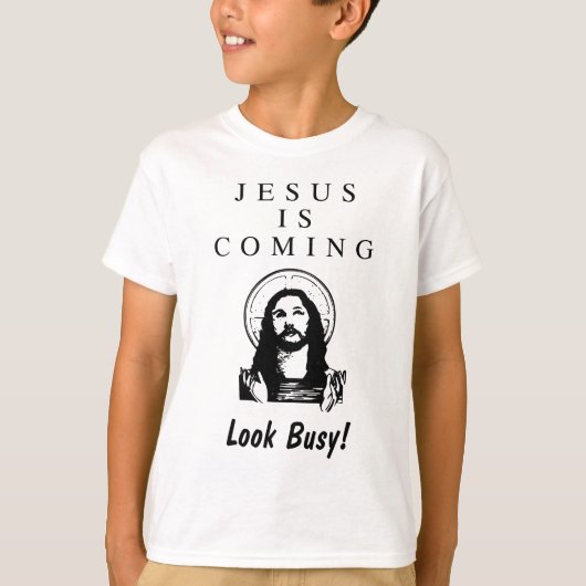 Jezus komt eraan. t-shirt (Voorkant)
