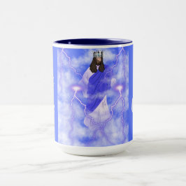 Jezus komt in de wolken mok