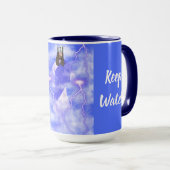 Jezus komt in de wolken mok (Voorkant rechts)