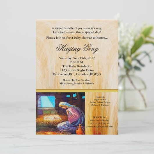 Jezus komt in onze wereld Johannes 1:14 Kaart (Staand voorkant)