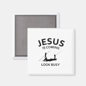 Jezus komt, kijk druk magneet (Voorkant / Achterkant)