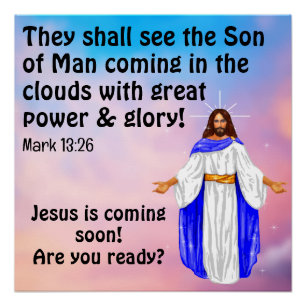 Jezus komt! perfect poster