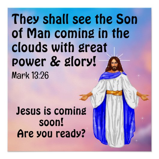 Jezus komt! perfect poster (Voorkant)