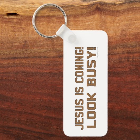Jezus komt Sleutelhanger aan (Voorkant)