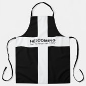 Jezus komt snel schort (Voorkant)