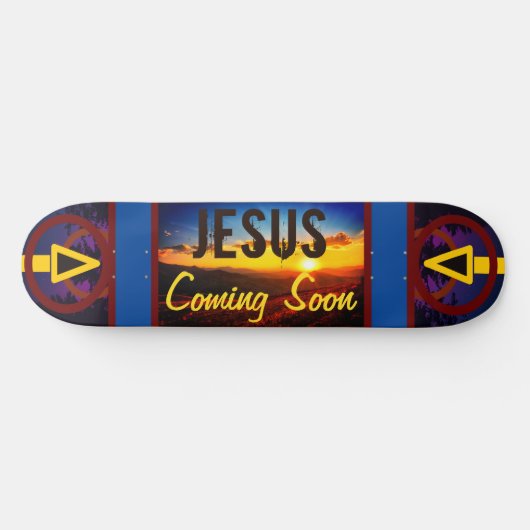 Jezus komt snel skateboard (Horizontaal)