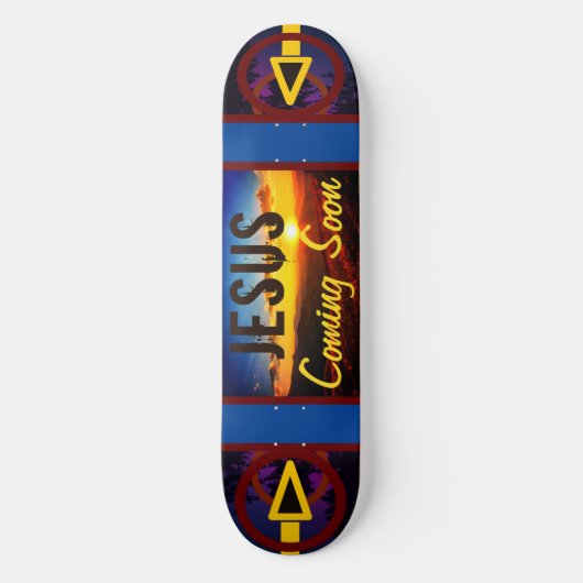 Jezus komt snel skateboard (Voorkant)