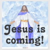 Jezus komt! sticker (Vel)