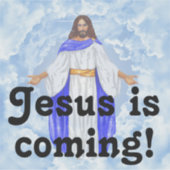 Jezus komt! sticker (Voorkant)