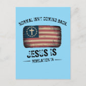Jezus komt terug briefkaart (Voorkant)