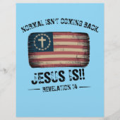 Jezus komt terug flyer (Voorkant)