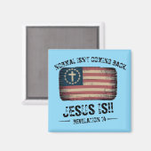 Jezus komt terug magneet (Voorkant / Achterkant)