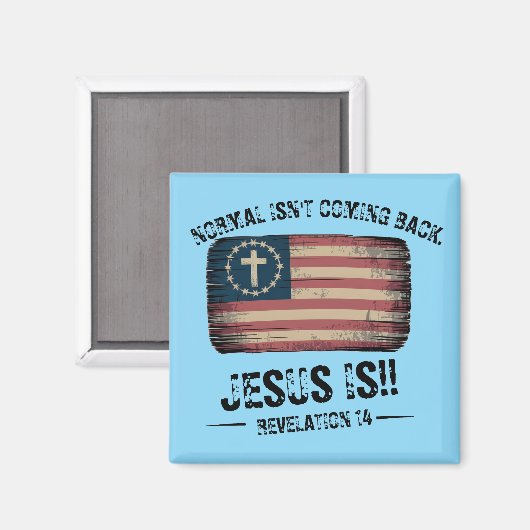 Jezus komt terug magneet (Voorkant / Achterkant)