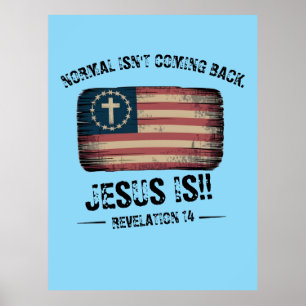 Jezus komt terug poster