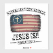 Jezus komt terug sticker (Vel)