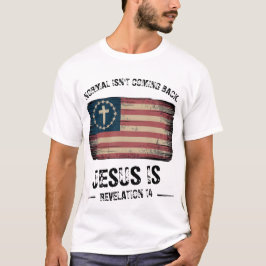 Jezus komt terug t-shirt