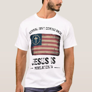Jezus komt terug t-shirt
