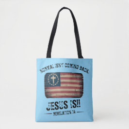 Jezus komt terug tote bag