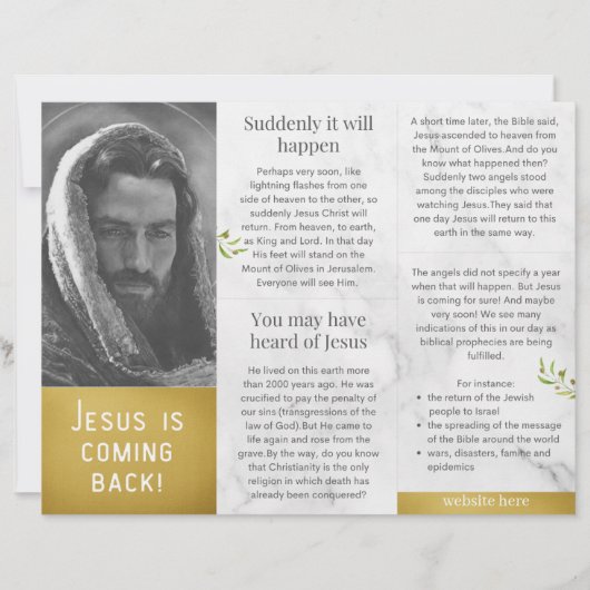 Jezus komt terug uit het ENGELSE evangelkanaal (Voorkant)