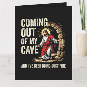 Jezus komt uit mijn grot kaart
